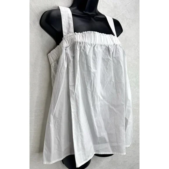 Gap Women's White Tank Top Size Medium Tall NWT - Picture 2 of 10